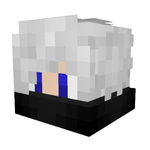 Shakoz Minecraft avatar head, 3D render