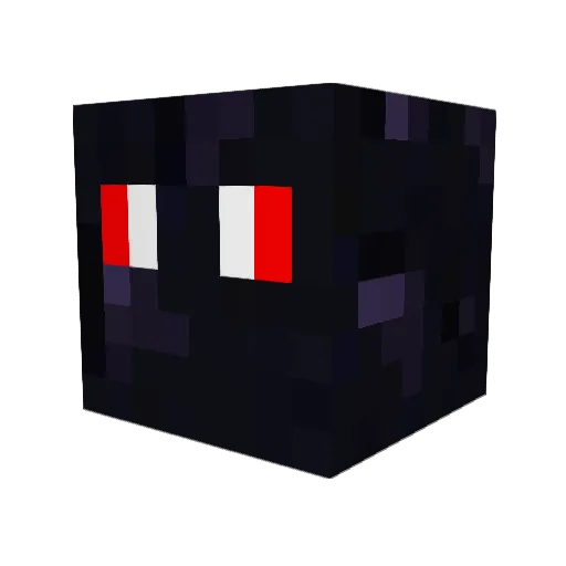 Shakulous Minecraft avatar head, 3D render