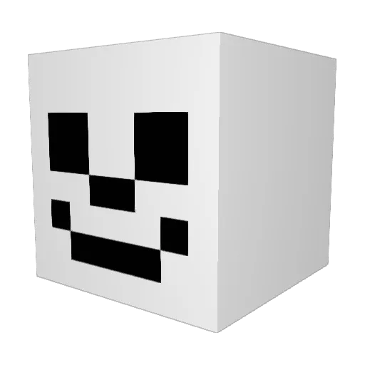 ShakyWillow Minecraft avatar head, 3D render