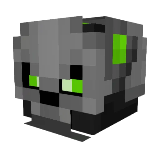 ShalPilot Minecraft avatar head, 3D render