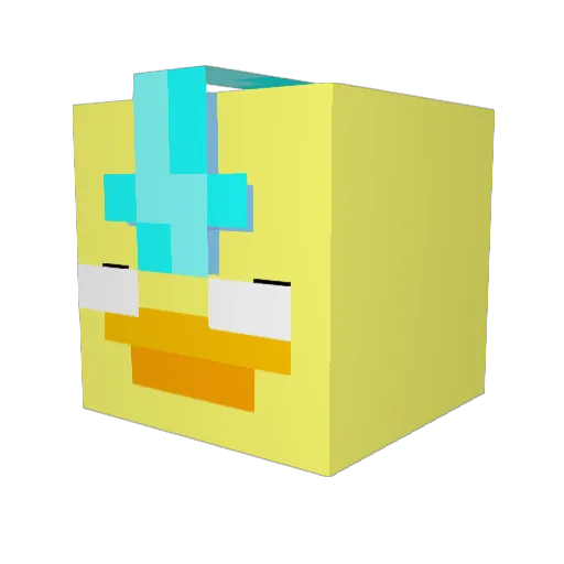 Shalev1784 Minecraft avatar head, 3D render