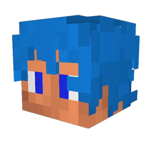 ShallNoiseUpon Minecraft avatar head, 3D render