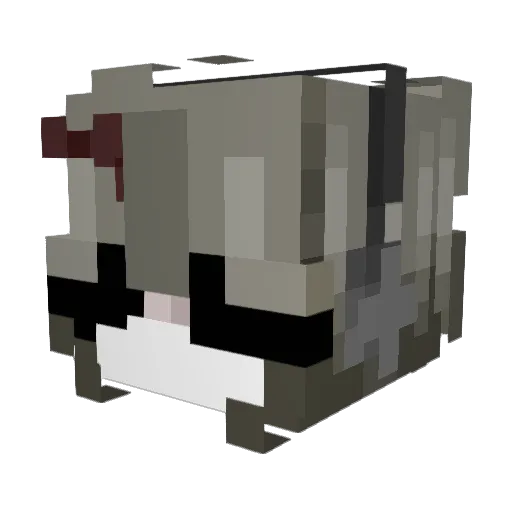 Shallistear Minecraft avatar head, 3D render