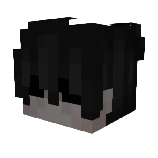ShalomGoy Minecraft avatar head, 3D render