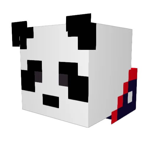 Shambleer Minecraft avatar head, 3D render