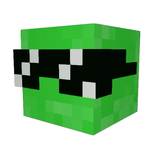 ShamelessLime26 Minecraft avatar head, 3D render