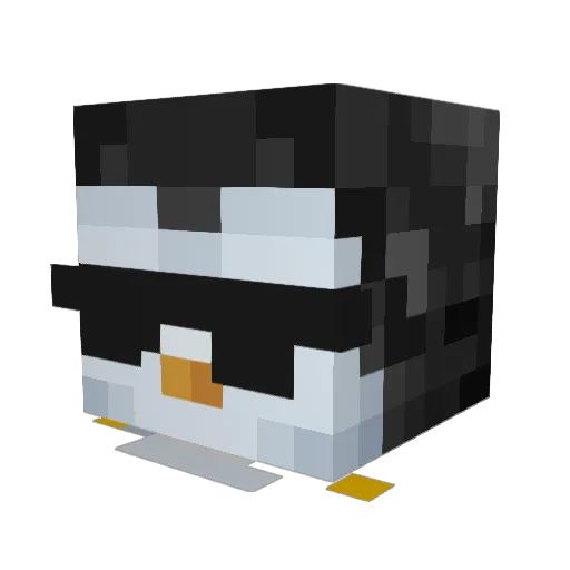 Shamii9 Minecraft avatar head, 3D render