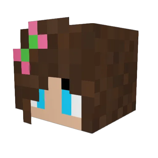 Shammy77 Minecraft avatar head, 3D render