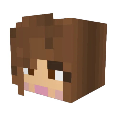 ShamrockSmurf Minecraft avatar head, 3D render