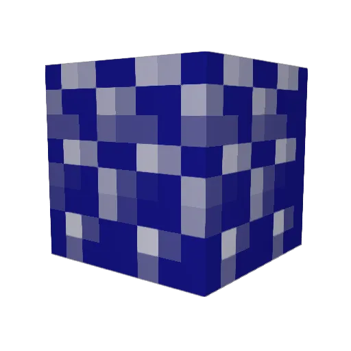 Shamshanky Minecraft avatar head, 3D render