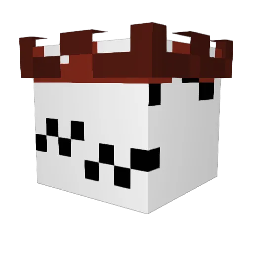 ShanTri Minecraft avatar head, 3D render