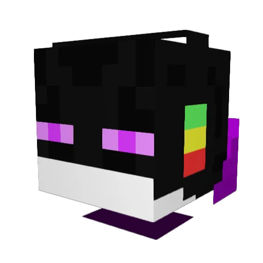 Shane412 Minecraft avatar head, 3D render