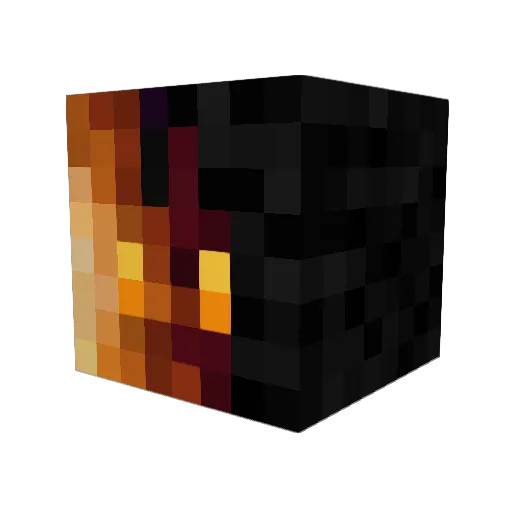 Shane8th Minecraft avatar head, 3D render