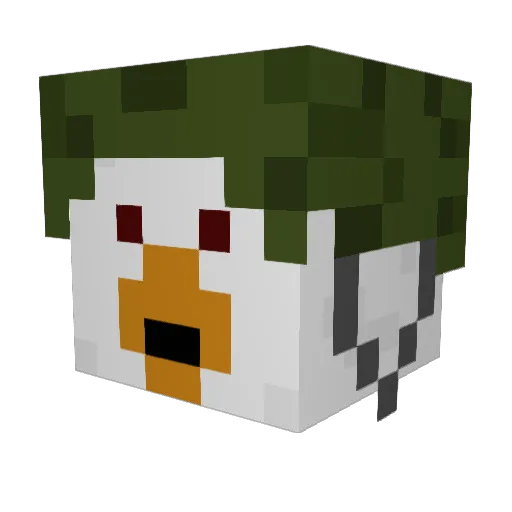 ShaneAythom Minecraft avatar head, 3D render