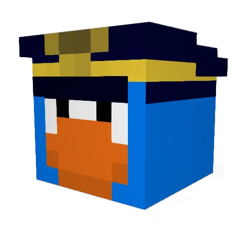 ShaneThePlane Minecraft avatar head, 3D render