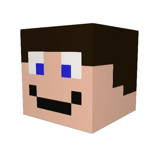 Shanethegamer01 Minecraft avatar head, 3D render