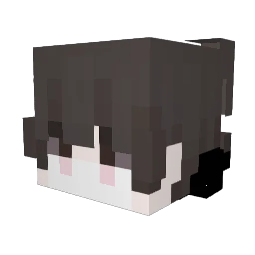 Shangen1130 Minecraft avatar head, 3D render