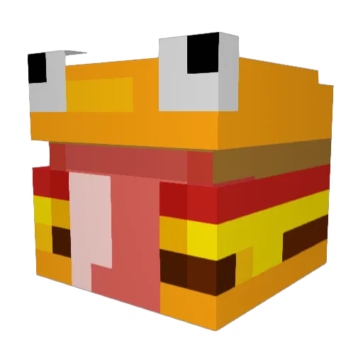 ShankTheSoda Minecraft avatar head, 3D render