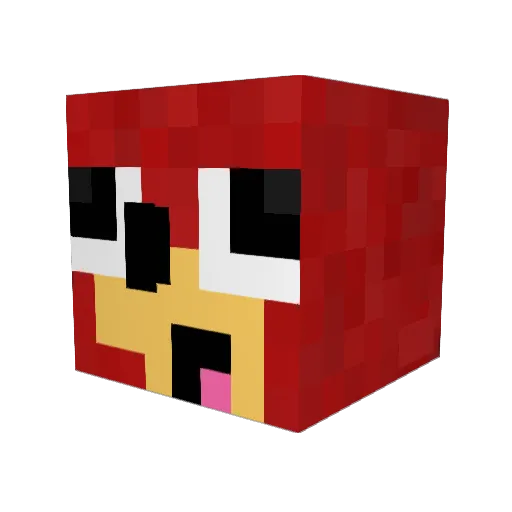 Shanks1401 Minecraft avatar head, 3D render