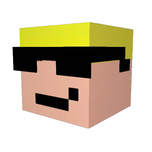 Shannon6003 Minecraft avatar head, 3D render