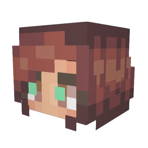 ShannonB4804 Minecraft avatar head, 3D render