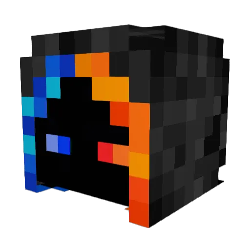 Shannonn Minecraft avatar head, 3D render