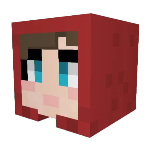 Shantro Minecraft avatar head, 3D render