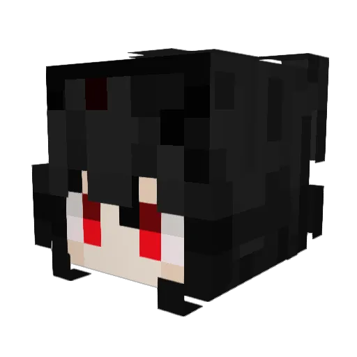 Shaonianz Minecraft avatar head, 3D render