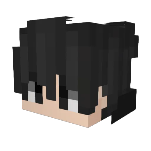Shaoren123 Minecraft avatar head, 3D render