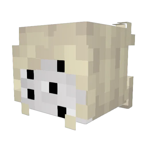 ShapelessSelf Minecraft avatar head, 3D render