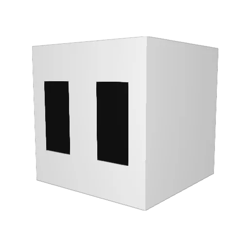 Shapes_is_here Minecraft avatar head, 3D render