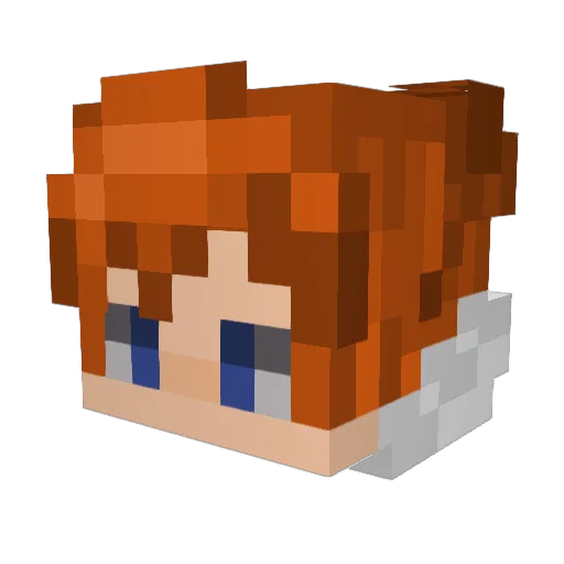 Shapiro1610 Minecraft avatar head, 3D render