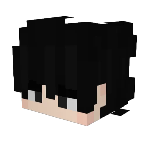 Shapirus Minecraft avatar head, 3D render