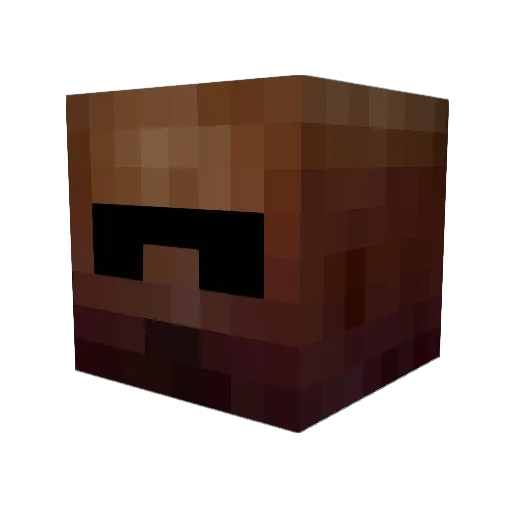 Shapitizer Minecraft avatar head, 3D render