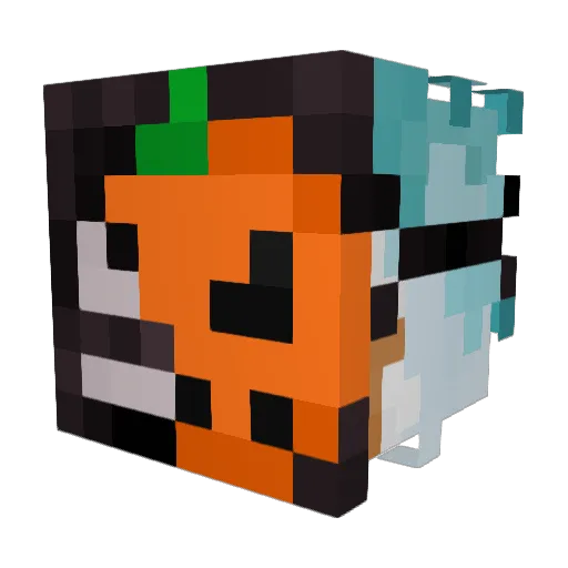 Shaprness Minecraft avatar head, 3D render