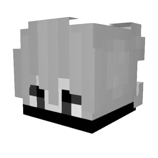 Shaq083 Minecraft avatar head, 3D render