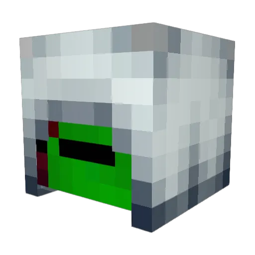 Shaqattack69 Minecraft avatar head, 3D render