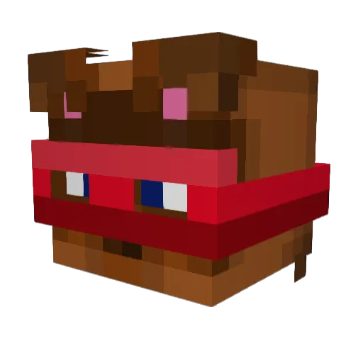SharKyy04 Minecraft avatar head, 3D render