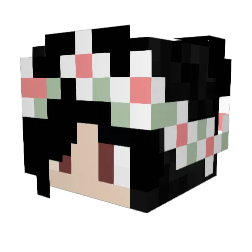 Shar_Lou1510 Minecraft avatar head, 3D render