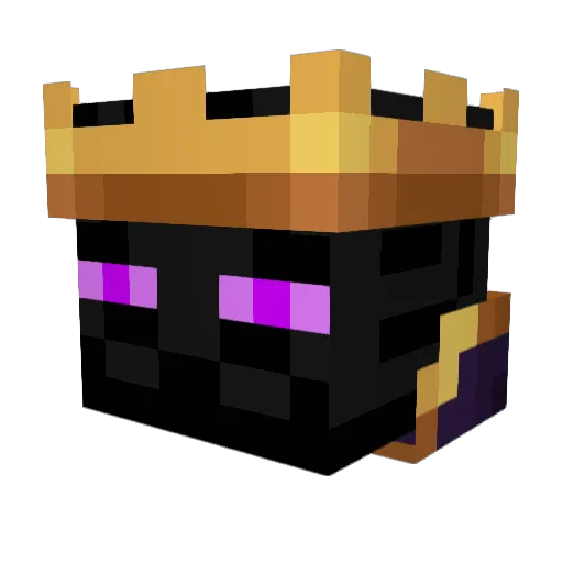 Sharame Minecraft avatar head, 3D render