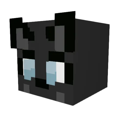 ShardEclipse Minecraft avatar head, 3D render