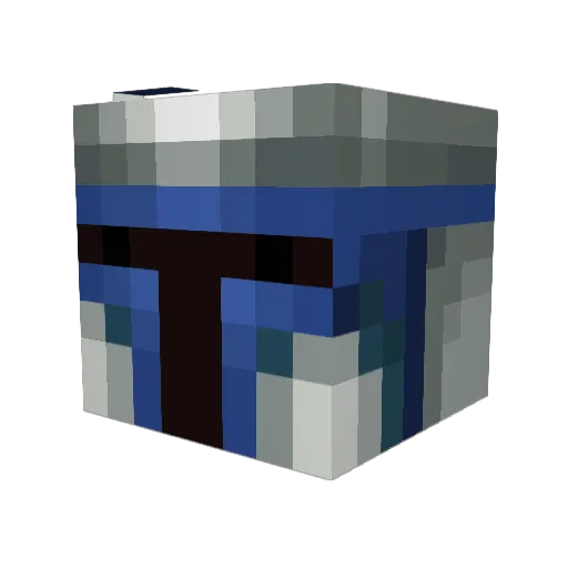 ShardMaster0 Minecraft avatar head, 3D render