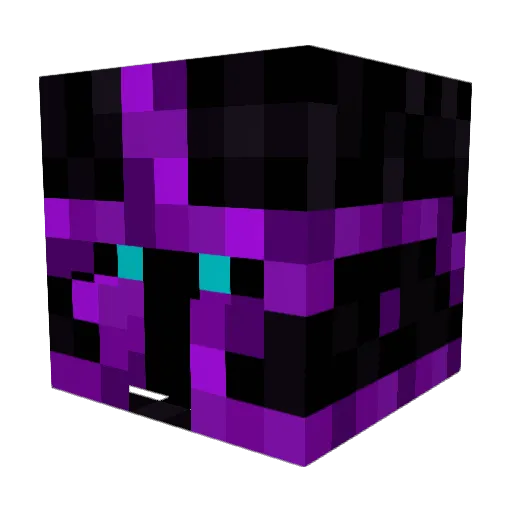 Shard_Craft Minecraft avatar head, 3D render
