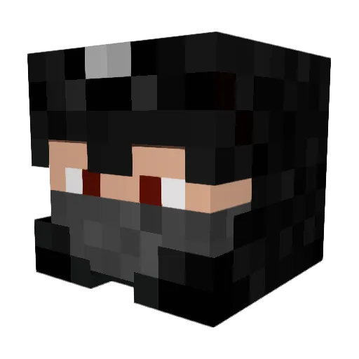 Shard_of_Ice Minecraft avatar head, 3D render