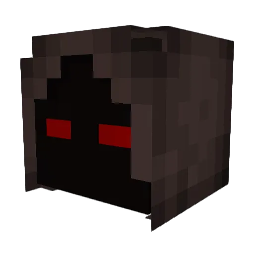 Shardem Minecraft avatar head, 3D render