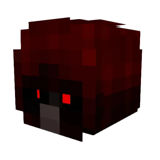 Shardez_ Minecraft avatar head, 3D render