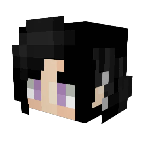 Shardiii Minecraft avatar head, 3D render