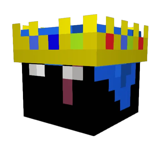 Shardzdow Minecraft avatar head, 3D render