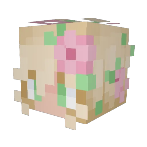ShareA_Coke Minecraft avatar head, 3D render