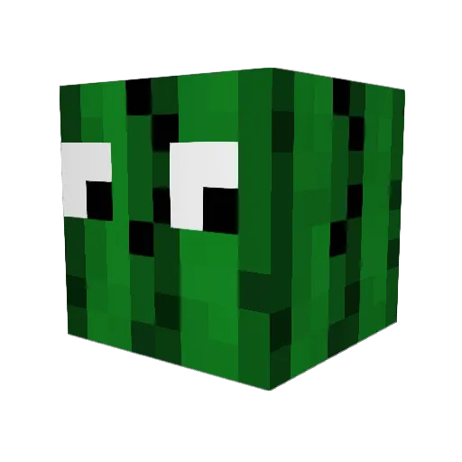 Shark0ne Minecraft avatar head, 3D render